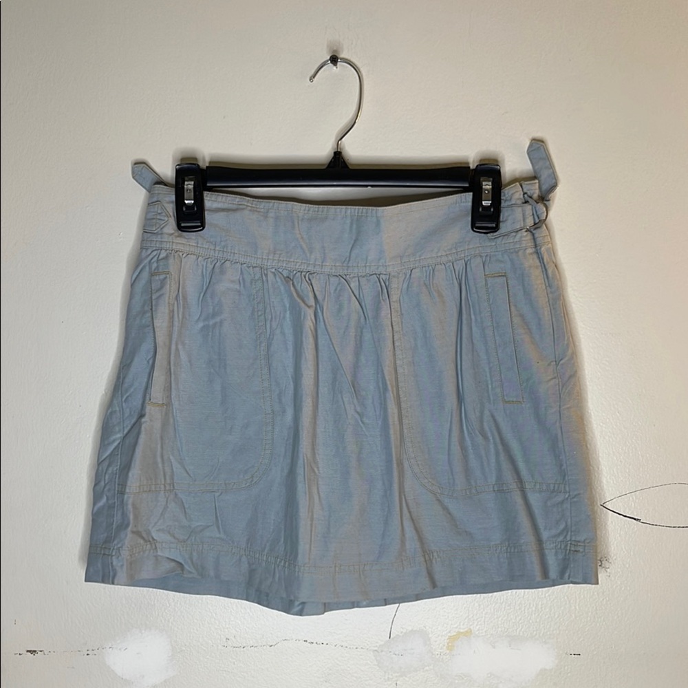 GAP Blue / Gray Cotton Basic Skirt Size 4